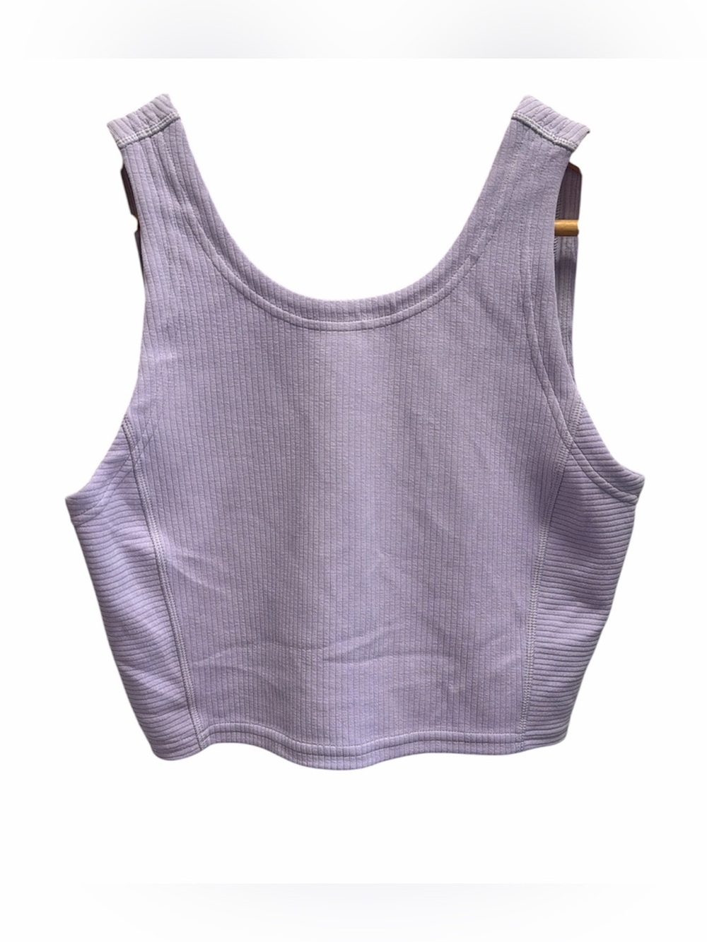 Lululemon Ribbed Softstream Lavender Crop Tank Top - Women size 6